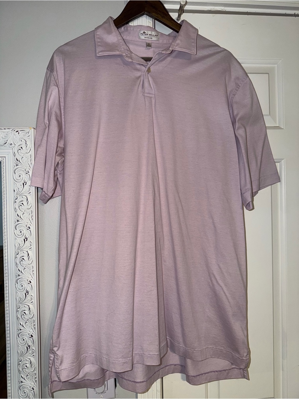 Peter Millar Pale Lavender Short Sleeve Polo
